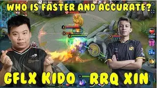 GFLX KIDO Gusion VS RRQ XIN GUSION Who is the faster hand?