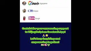 We are grateful for the unwavering support you have shown to #ViijayScript on #Goodwall #App! 🙏🌟