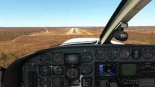 MSFS 2020 FLYSIMWARE C414AW CHANCELLOR Landing RWY 08 Renmark South Australia