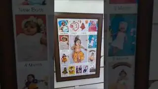 12x18 inches birth month photos design frame 📞9618455737 #birthdaygift  #vvdigitalandphotogifts