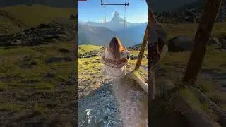 Make sure to visit Fluhalp Hut in #zermatt. #switzerland #shorts