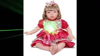 BONECA BABY KISS LOIRA 91- ESTILO REBORN DA SID NYL