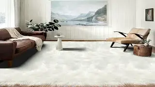 Latepis 9x12 Fluffy Area Rug Review: Washable Faux Fur for Cozy Living Rooms!