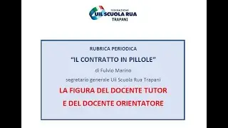 La figura del docente tutor e del docente orientatore