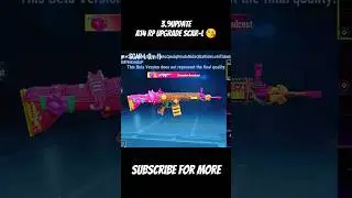 Bgmi 3.9Update A14 Rp Upgrade Scar-l 3D Look🧐 | A14 Rp Chow Blaster Scar-l Kill Effect😘#shorts #op