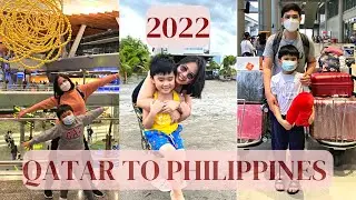 TRAVELLING TO PHILIPPINES 2022 | FROM HAMAD TO CLARK INTERNATIONAL AIRPORT | KAHEL SAN JUAN LA UNION