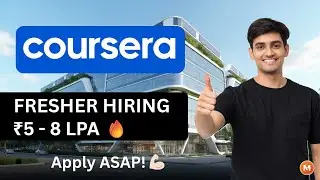 🔥Coursera Off-Campus Hiring | Software Engineer | Freshers Apply Now