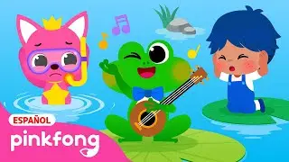 🐸La Rana Cantaba Debajo del Agua | Canciones de Picnic🧺 | Canciones Infantiles | Pinkfong en español