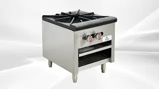 NSF 18 inches Stock Pot Range 1 Burner Bench top single head gas cooker Commercial soup cooker HS-1