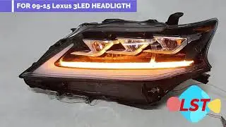 Передние фары тюнинг Lexus RX 2013-2015 г.в. стиль 2016+