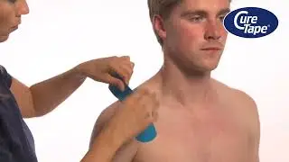 How to Tape Broken Collarbone (Clavicle Fracture) Using CureTape Kinesiology Tape
