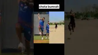 jasprit bumrah bowling action copy 🥎🇮🇳🥰🇵🇰#jaspritbumrah #bowling #action #cricket #indancricketer