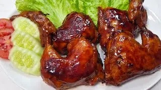 BIKIN NAGIH❗CARA MEMBUAT AYAM BAKAR TEFLON ENAK BANGET BUMBU MERESAP SAMPAI KEDALAM