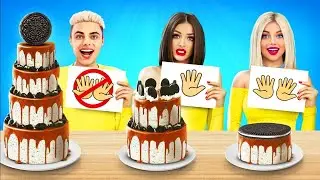 Desaf&iacute;o Decoraci&oacute;n de Pasteles Sin Manos VS Una Mano | Incre&iacute;bles Ideas de Decoraci&oacute;n por RATATA