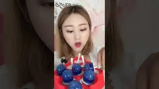 ASMR FROZEN FRUITS 🍉🍇🍓CRUNCHY ICY❄️ASMR COLOR ICE Eating Sounds  2644