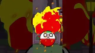 ISRAEL VS IRAN  ⚔️ #countryballs