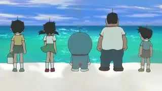 Pisuke Flying Scene - Doraemon Nobita's Dinosaur (Boku Note theme) 2006