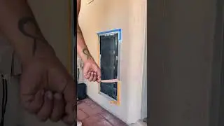 Some finishing touches on a new door! #aesthetic #finishingtouches #petdoor #petservices #details