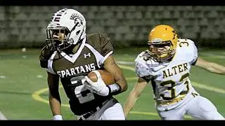 Roger Bacon Spartan Football Highlights vs. Reading