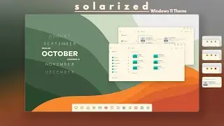 Solarized Theme For Windows 11 - s o l a r i z e d  || VIN STAR