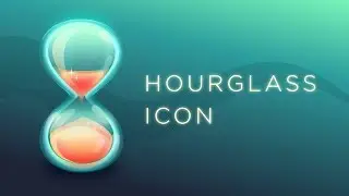 Hourglass Icon | Vector Speed Drawing | Affinity Designer