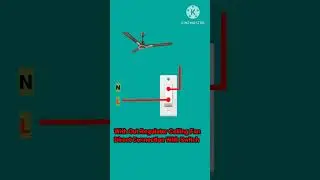 With Out Fan Regulator #Ceiling Fan Direct Connection With Switch #Shorts #youtube #viral #trending🔥