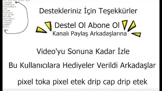 MSP PİXEL TOKA PİXEL ETEK DRİP CAP  DRİP ETEK DAĞITTIM 2021