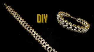 elegant design for bracelet making. beading tutorial. DIY beaded bracelet
