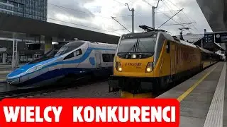 Spotkanie wielkich konkurentów! Pociągi Warszawa Zachodnia
