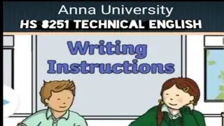 How to write Instructions?HS 3151 Professional English