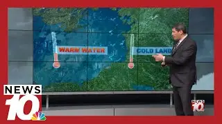 Подробный анализ погоды на News10NBC: научные данные о температуре воды и воздуха.