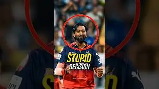 BIGGEST MISTAKE OF RCB ! 🤡 #shorts