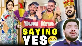 saying yes sister eman @rajabbutt94 @i.haiderr #1millionviews #treading #virlalvideo #virkata