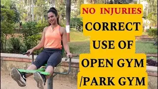 Correct Use Of Open Gym Machines/equipment  for Men/women over 50: detailed explanation