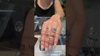 Engagement Ring Carat Guide - Oval #shorts
