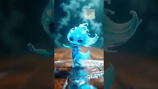 Water dance 💃 💧 #shorts #shortsfeed #waterdance #aianimation #dance