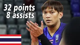 Nattakarn Muangboon Highlights vs Indonesia 32 pts/ 5 reb/ 8 ast (11/28/2020) / FIBA Asia Cup 2021