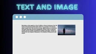 how to add image and text side by side in html and css | text and image align using html and css