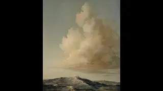 Fleeting Monuments - Oil on Canvas 1955, by Jack Feldman - American Master Artist