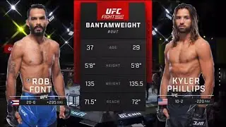 Rob Font vs Kyler Phillips | Highlights before the match