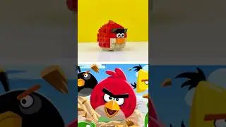 Я собрал фигурку Реда из игры Angry Birds из LEGO.
