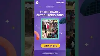 AP Contract / Outsourcing Jobs.  #job #jobseekers #womenempowerment #apgovt #childwelfare #hiring