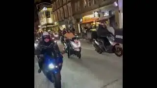 Inspiring scenes from the food delivery workers' strike across London.