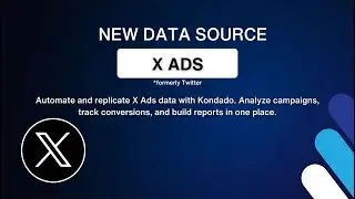 New X Ads (Twitter Ads) data source now available on Kondado!