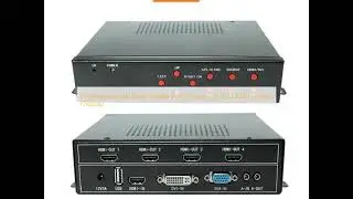 Professional 4K UHD Video Wall Processor for Multi-Screen Display