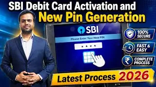 Sbi debit card Activation and new pin generation latest process 2025 | sbi atm card pin generation
