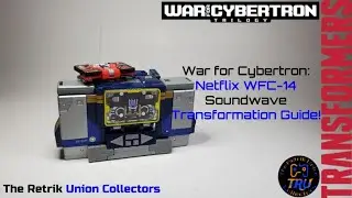 Transformers Netflix WFC-14 Soundwave Transformation Guide!