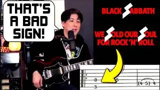 This BLACK SABBATH TAB Book is a Hot Mess! (BAD TAB SERIES)