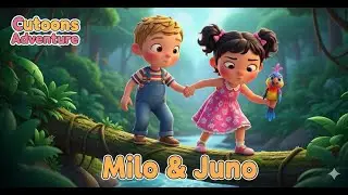 Jungle Adventure: The Wobbly Bridge EP 2 | Funny Milo Splash! | 3D Animated Hindi Story