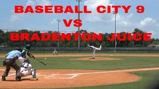 BASEBALL CITY 9 VS BRADENTON JUICE IN THE FLORIDA GULF COAST LEAGUE
